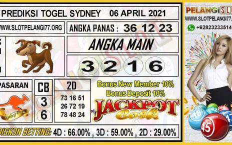 PREDIKSI TOGEL SYDNEY POOLS 06 APRIL 2021