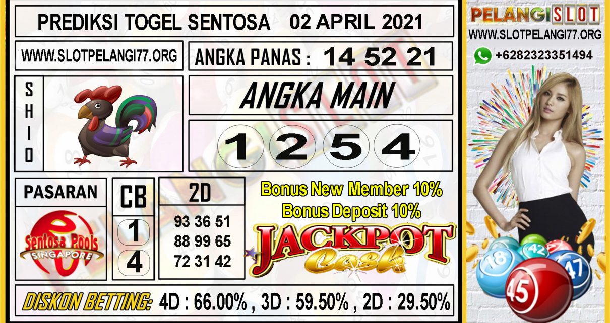 PREDIKSI TOGEL SENTOSA POOLS 02 APRIL 2021