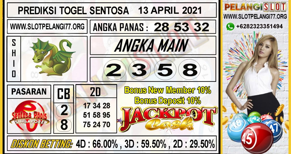 PREDIKSI TOGEL SENTOSA POOLS 13 APRIL 2021