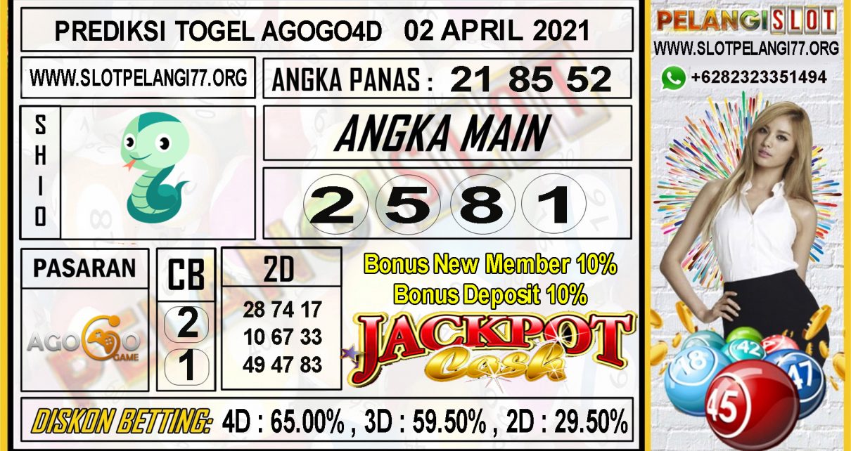 PREDIKSI TOGEL AGOGO4D 02 APRIL 2021