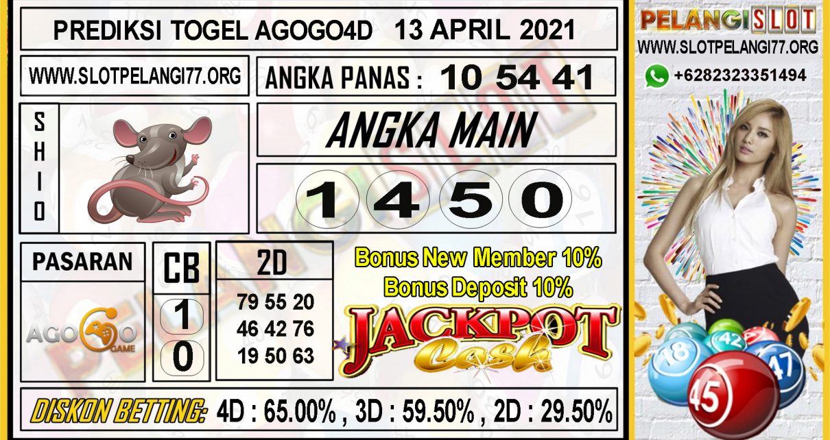 PREDIKSI TOGEL AGOGO4D 13 APRIL 2021