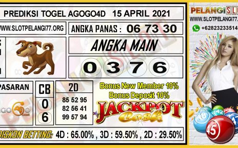 PREDIKSI TOGEL AGOGO4D 15 APRIL 2021