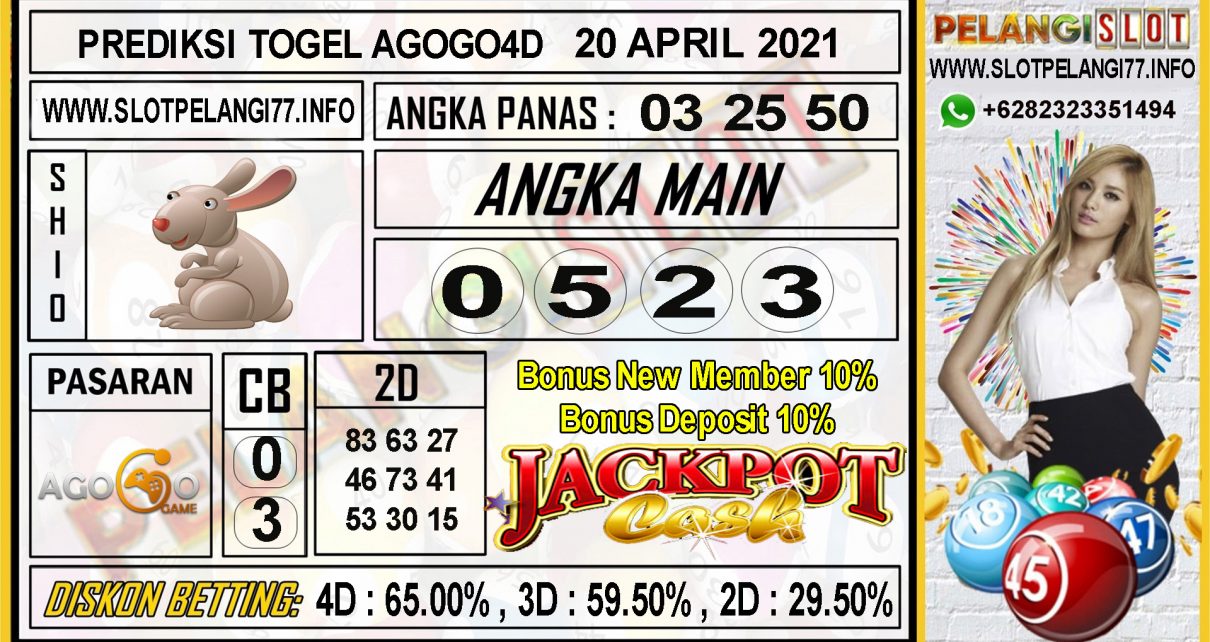 PREDIKSI TOGEL AGOGO4D 20 APRIL 2021