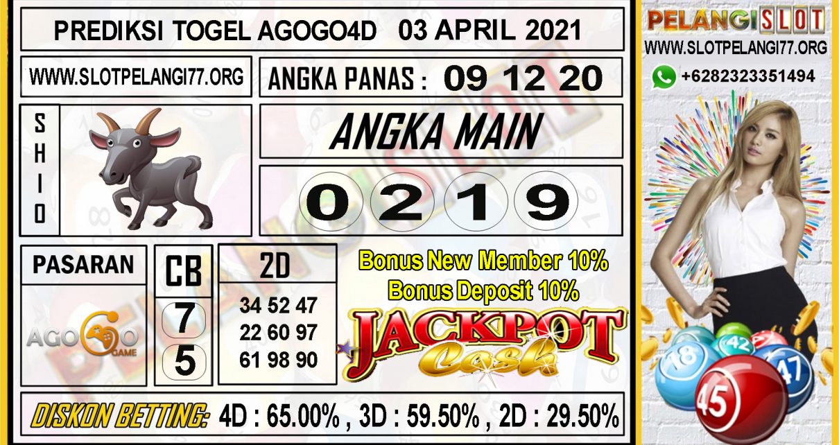 PREDIKSI TOGEL AGOGO4D 03 APRIL 2021