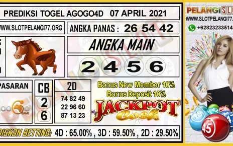 PREDIKSI AGOGO4D 07 APRIL 2021