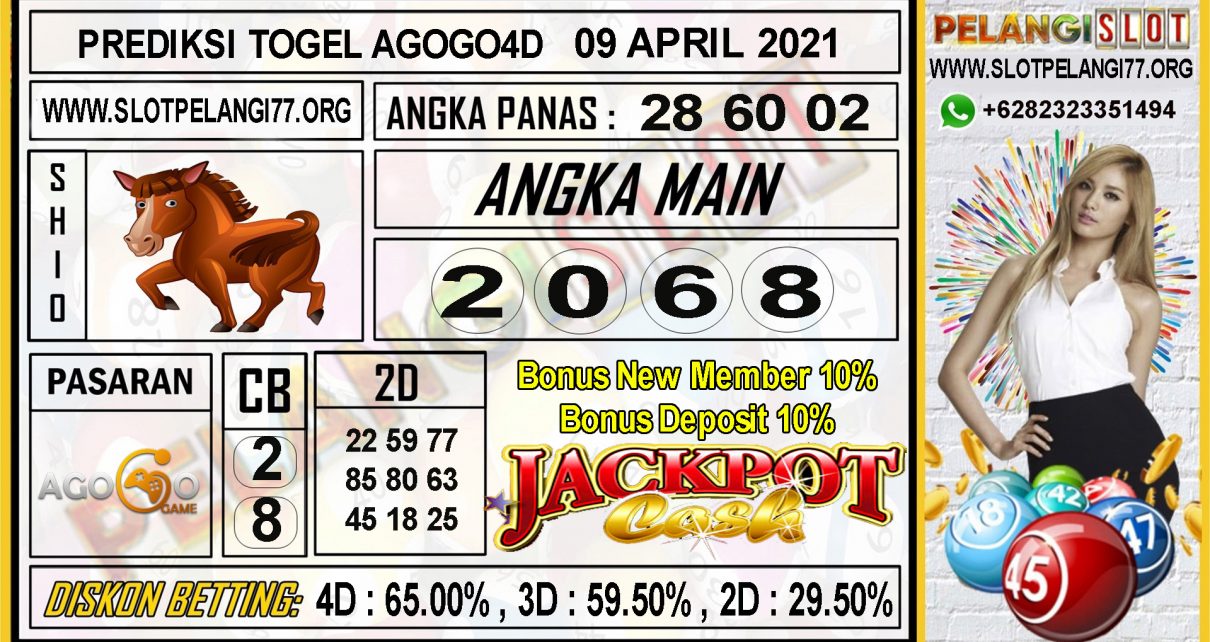 PREDIKSI AGOGO4D 09 APRIL 2021