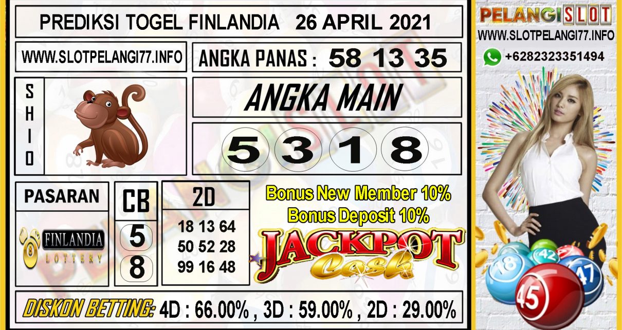 PREDIKSI TOGEL FINLANDIA LOTTERY 26 APRIL 2021