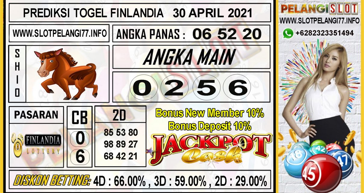 PREDIKSI TOGEL FINLANDIA LOTTERY 30 APRIL 2021