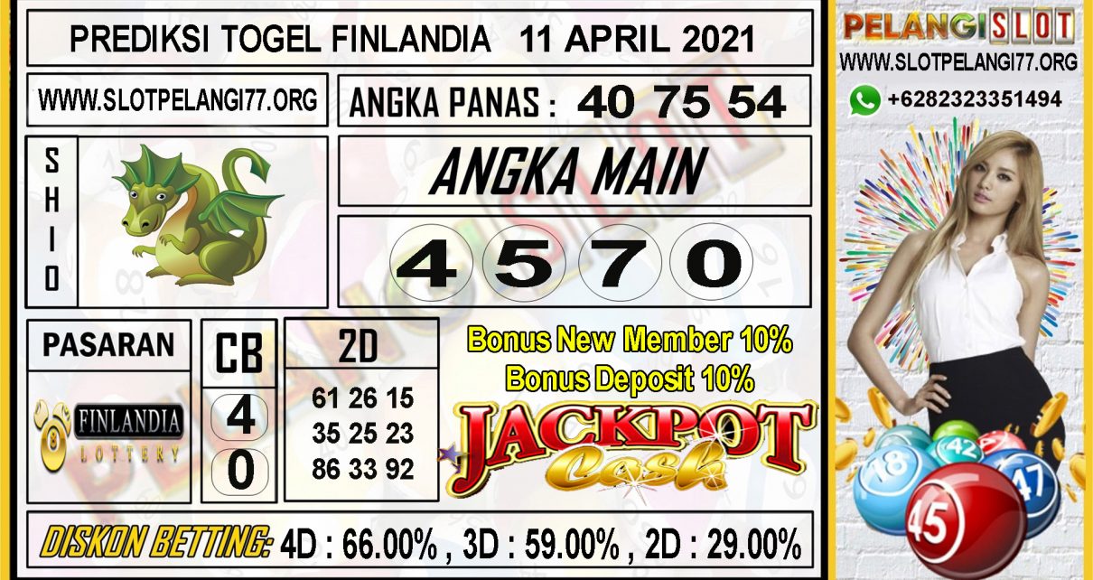 PREDIKSI TOGEL FINLANDIA LOTTERY 11 APRIL 2021