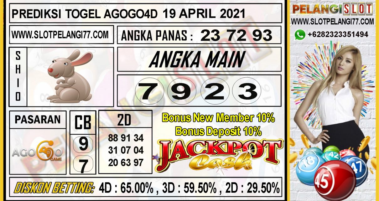 PREDIKSI TOGEL AGOGO4D 19 APRIL 2021