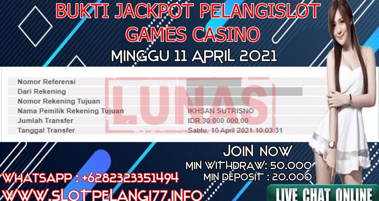 MEMBER JACKPOT CASINO DG99 11 APRIL 2021