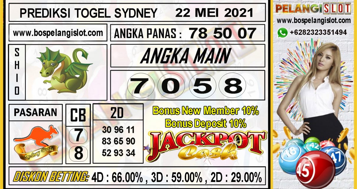 TOGEL SYDNEY POOLS 22 MEI 2021