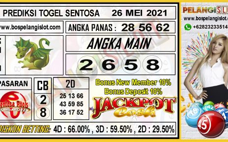 PREDIKSI SENTOSA POOLS TANGGAL 26 MEI 2021