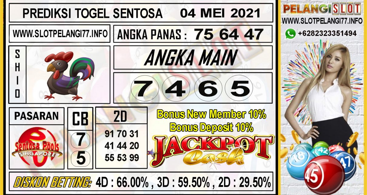 PREDIKSI TOGEL SENTOSA TANGGAL 04 MEI 2021