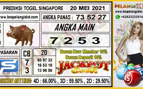 PREDIKSI TOGEL SINGAPORE POOLS 20 MEI 2021