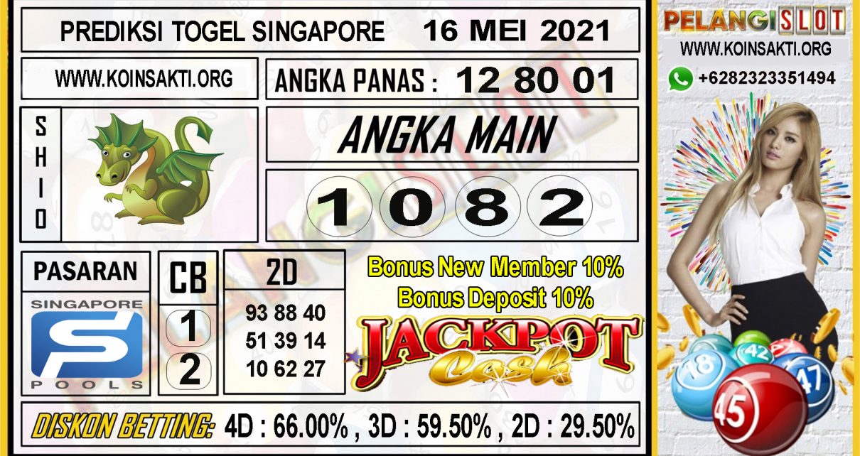 PREDIKSI TOGEL SINGAPORE POOLS 16 MEI 2021