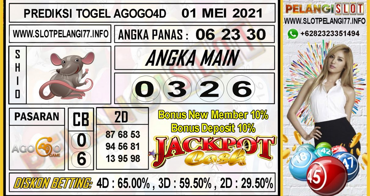 PREDIKSI TOGEL AGOGO4D 01 MEI 2021