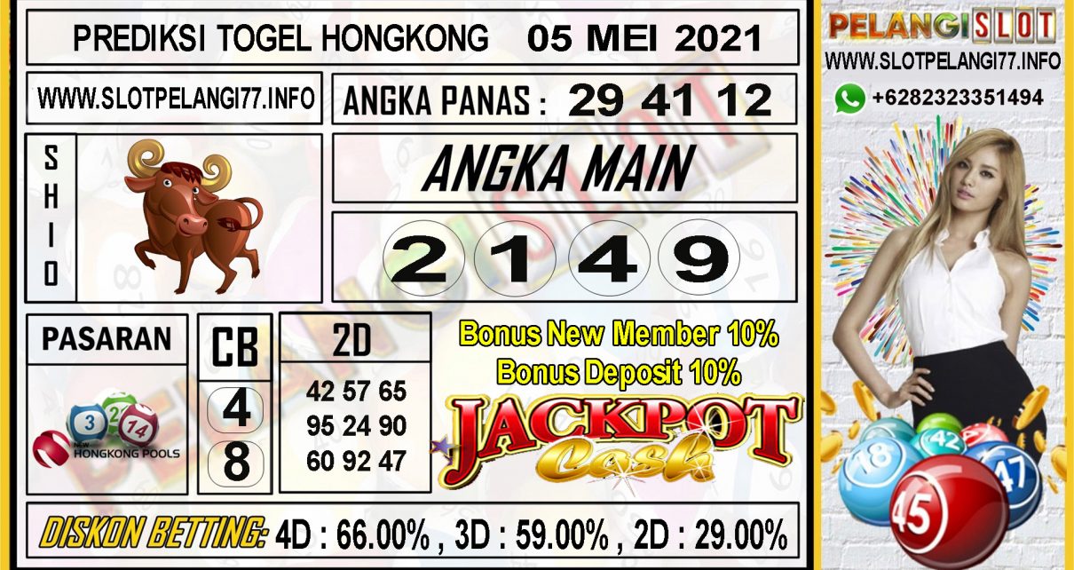 PREDIKSI TOGEL HONGKONG POOLS 05 MEI 2021