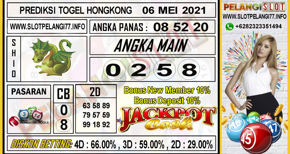 PREDIKSI TOGEL HONGKONG POOLS 06 MEI 2021