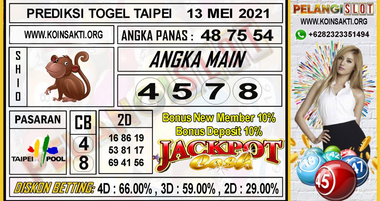 PREDIKSI TOGEL TAIPEI POOLS 13 MEI 2021