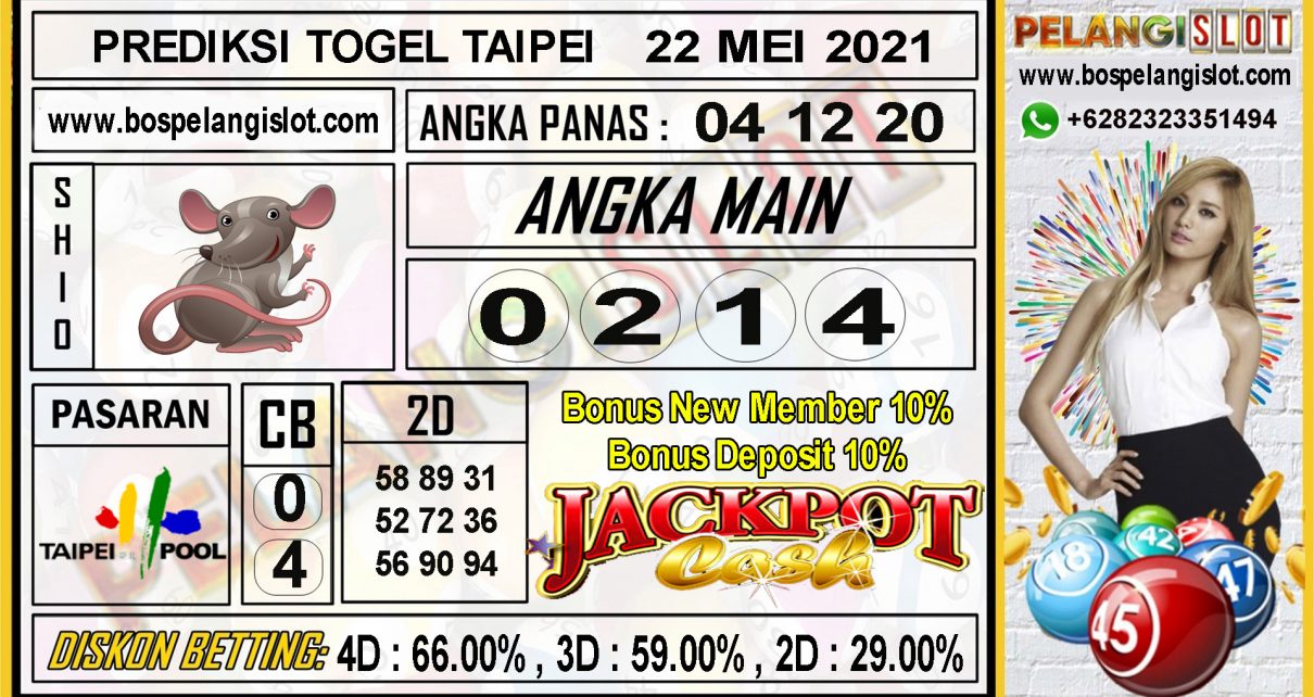 PREDIKSI TOGEL TAIPEI POOLS 22 MEI 2021