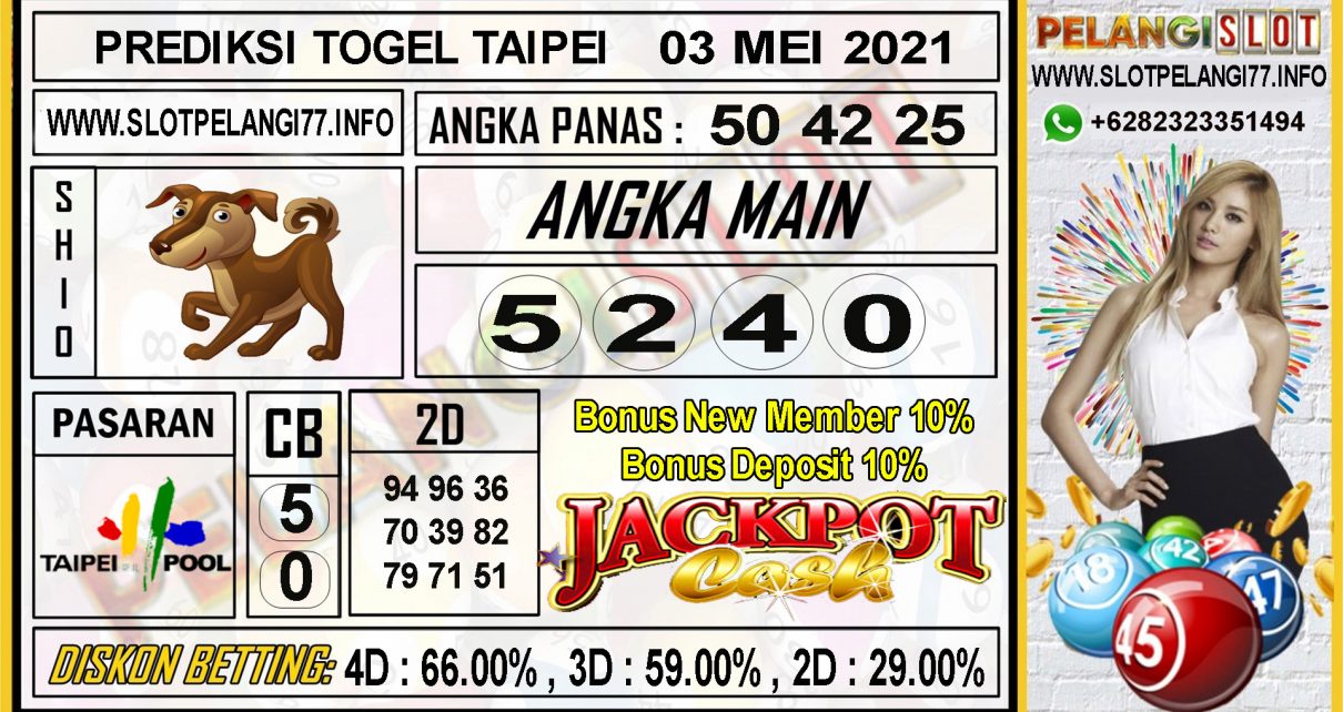 PREDIKSI TOGEL TAIPEI POOLS 03 MEI 2021