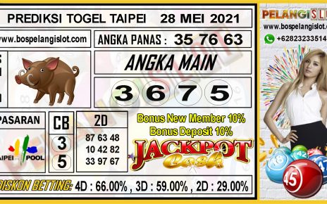 PREDIKSI TAIPEI POOLS TANGGAL 28 MEI 2021