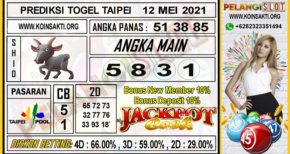 PREDIKSI TOGEL TAIPEI POOLS 12 MEI 2021