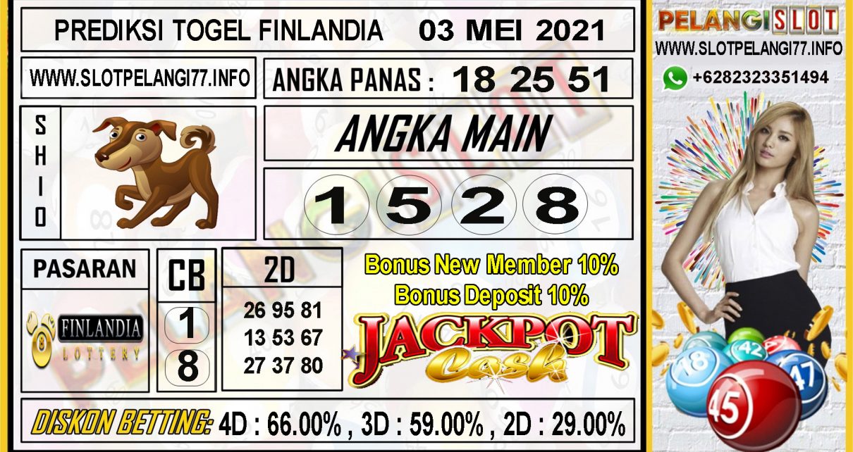 PREDIKSI TOGEL FINLANDIA LOTTERY 03 MEI 2021