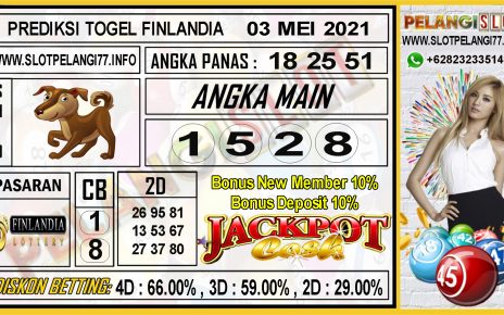 PREDIKSI TOGEL FINLANDIA LOTTERY 03 MEI 2021