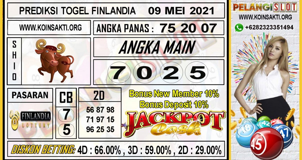 PREDIKSI FINLANDIA LOTTERY TANGGAL 09 MEI 2021