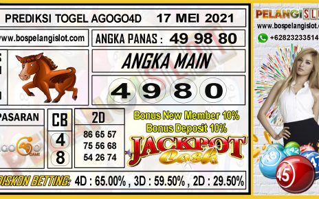 PREDIKSI TOGEL AGOGO4D TANGGAL 17 MEI 2021