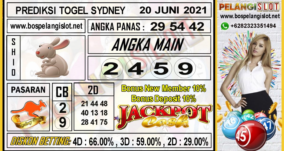 PREDIKSI TOGEL SYDNEY POOLS 20 JUNI 2021