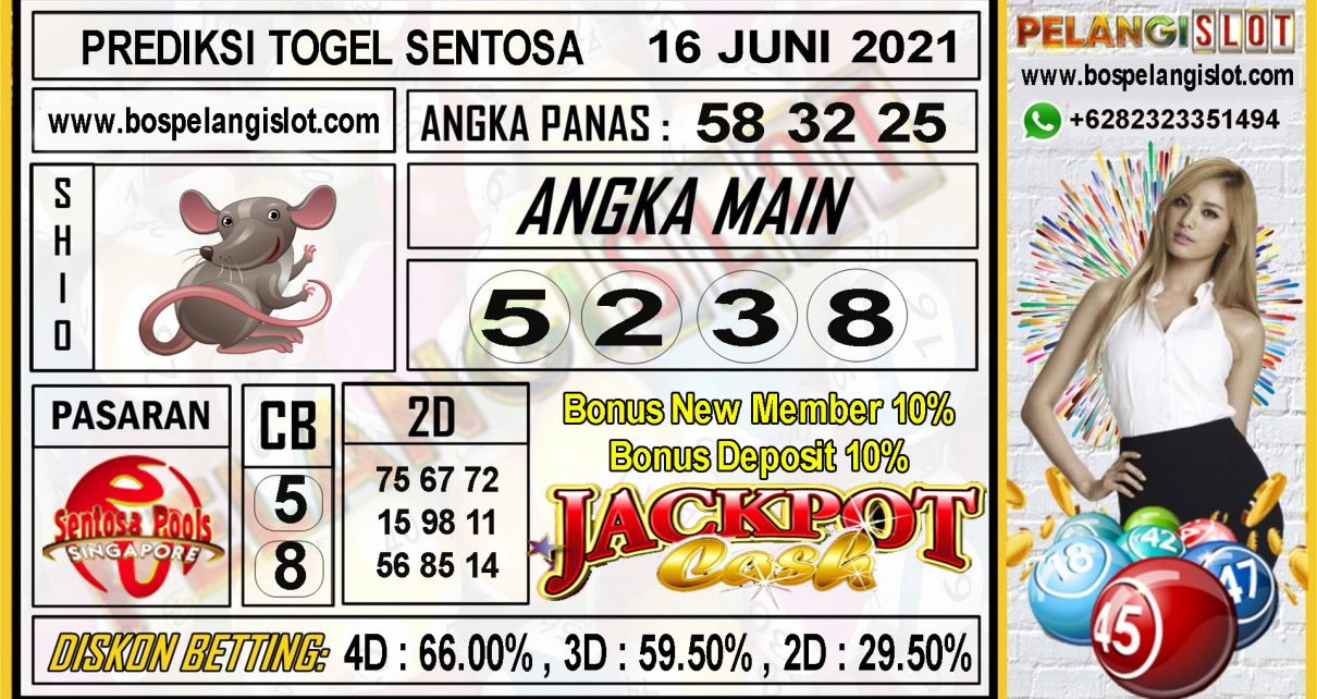 PREDIKSI TOGEL SENTOSA POOLS 16 JUNI 2021