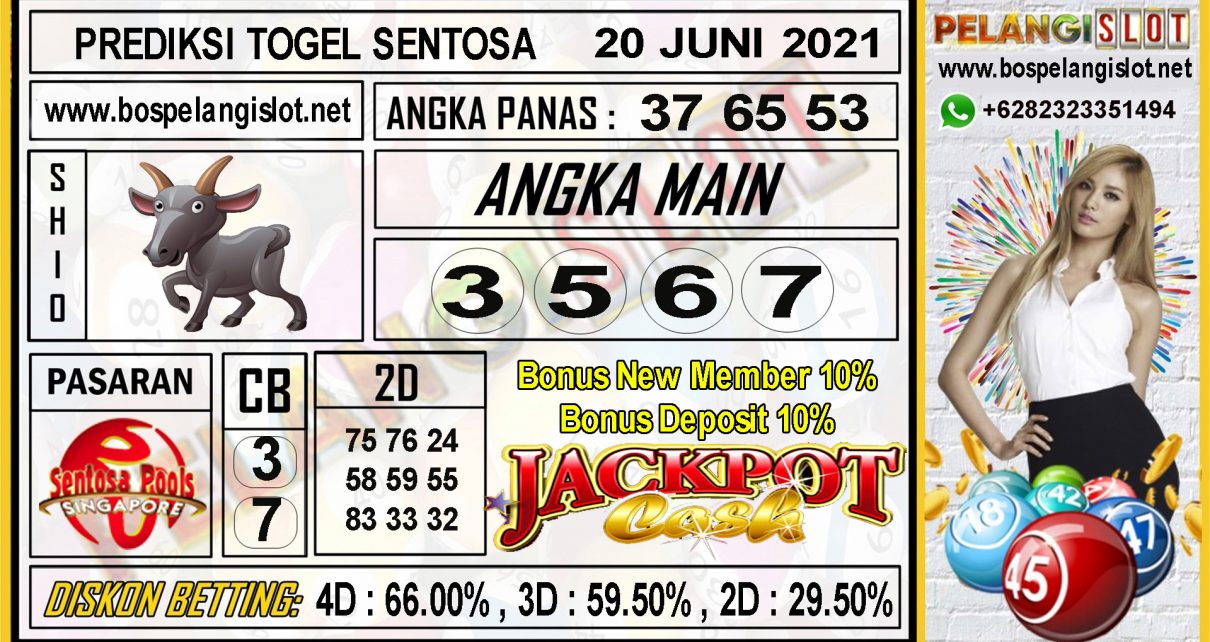 PREDIKSI TOGEL SENTOSA POOLS 20 JUNI 2021