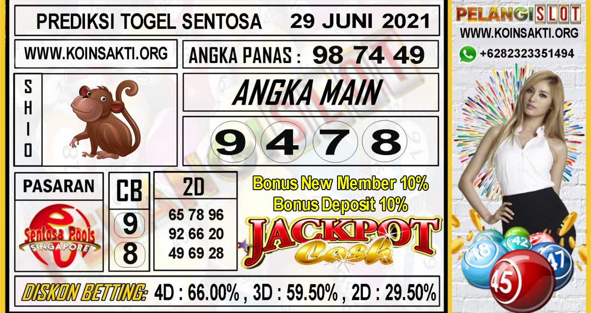 PREDIKSI TOGEL SENTOSA POOLS 29 JUNI 2021