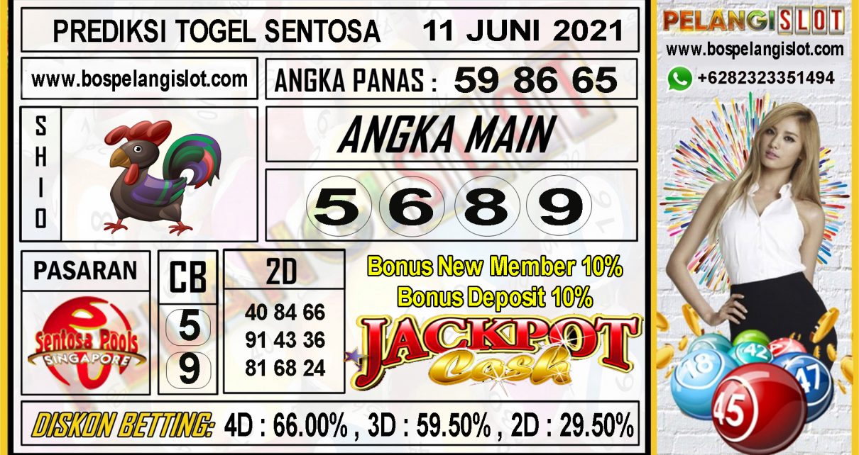 PREDIKSI TOGEL SENTOSA POOLS 11 JUNI 2021