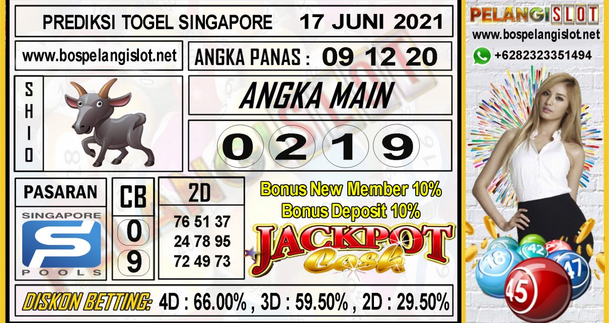 PREDIKSI SINGAPORE POOLS TANGGAL 17 JUNI 2021