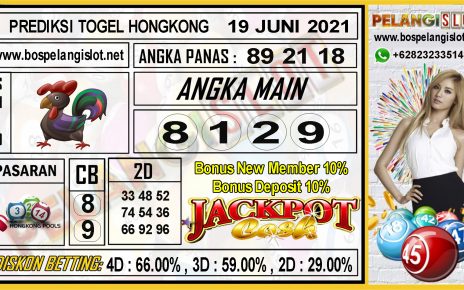 PREDIKSI TOGEL HONGKONG POOLS 19 JUNI 2021