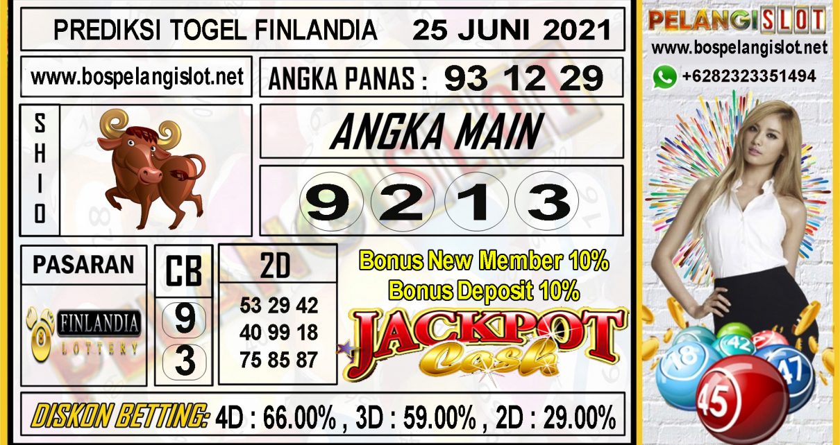 PREDIKSI TOGEL FINLANDIA LOTTERY 25 JUNI 2021