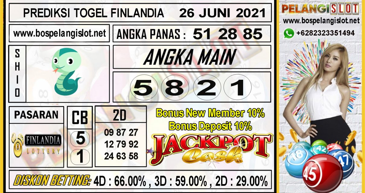 PREDIKSI TOGEL FINLANDIA LOTTERY 26 JUNI 2021