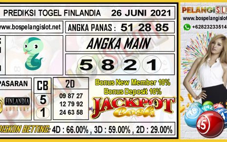 PREDIKSI TOGEL FINLANDIA LOTTERY 26 JUNI 2021