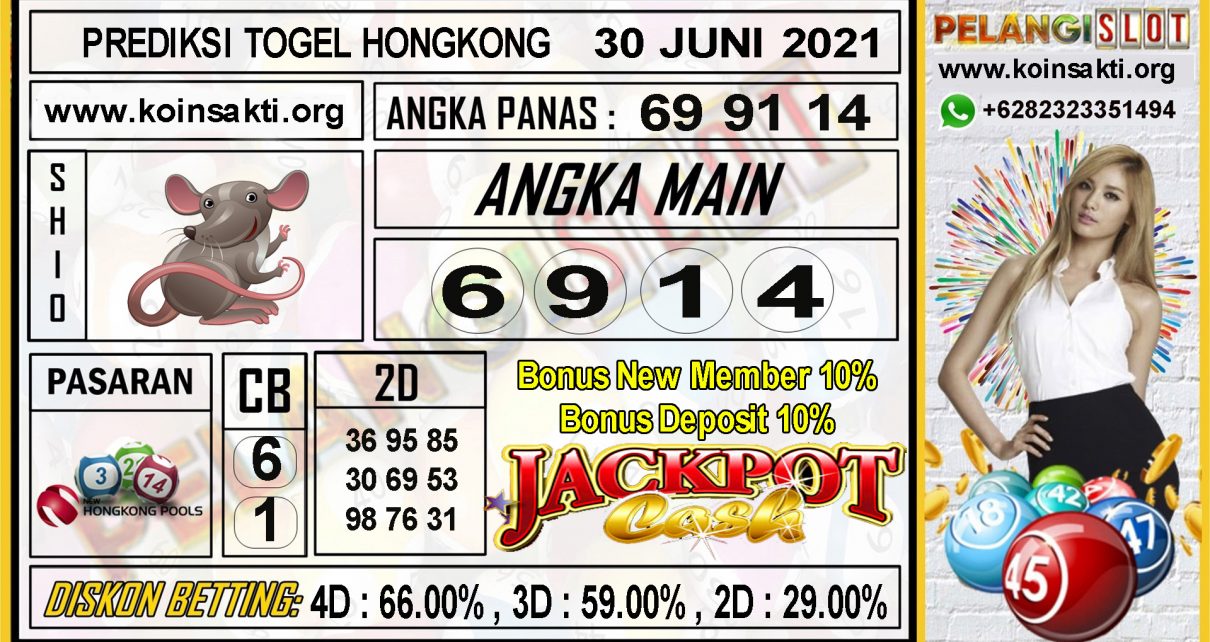 PREDIKSI TOGEL HONGKONG POOLS 30 JUNI 2021