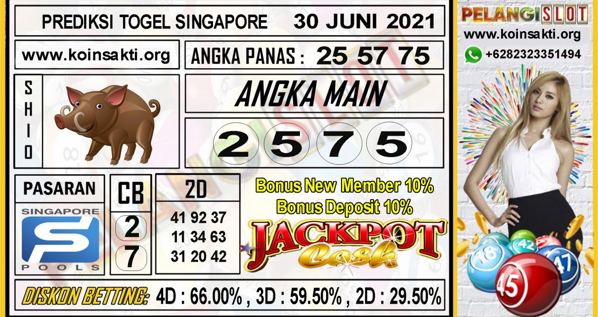 PREDIKSI TOGEL SINGAPORE POOLS 30 JUNI 2021