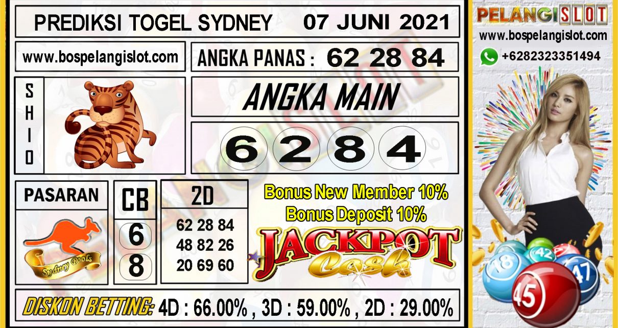 PREDIKSI SYDNEY POOLS TANGGAL 07 JUNI 2021