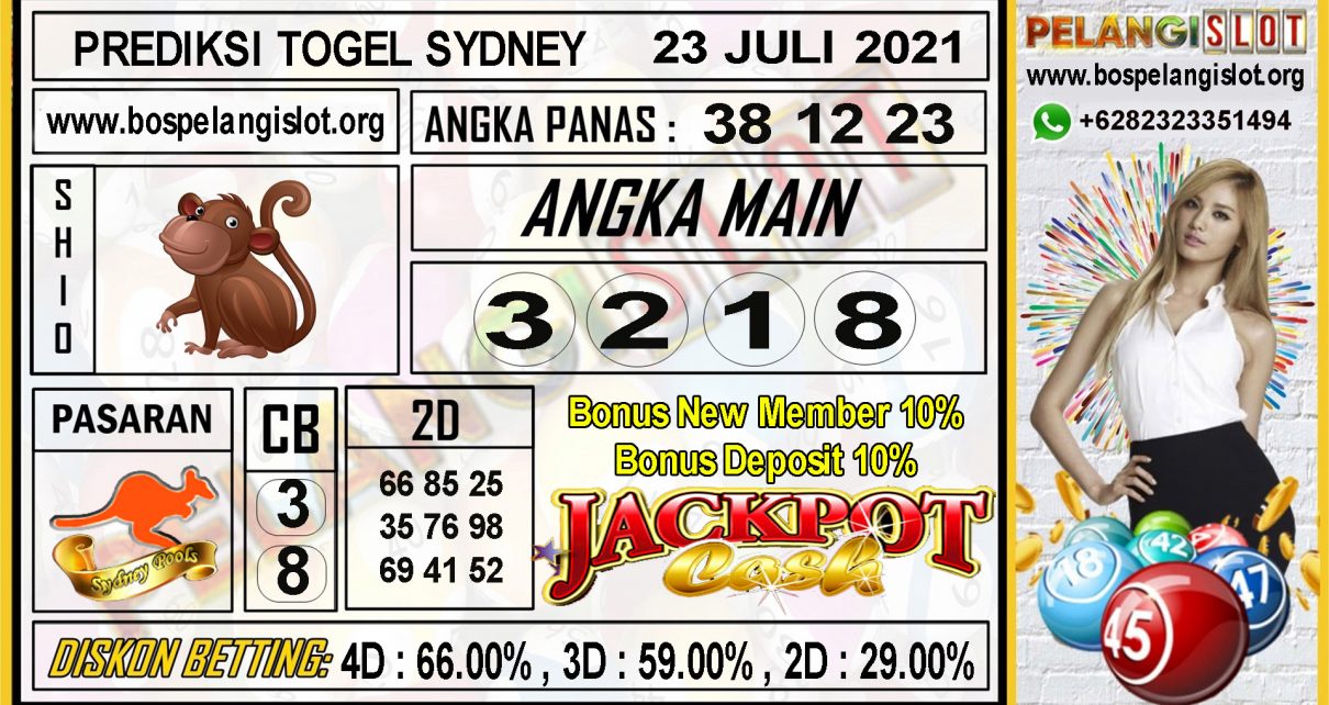 PREDIKSI TOGEL SYDNEY POOLS 23 JULI 2021