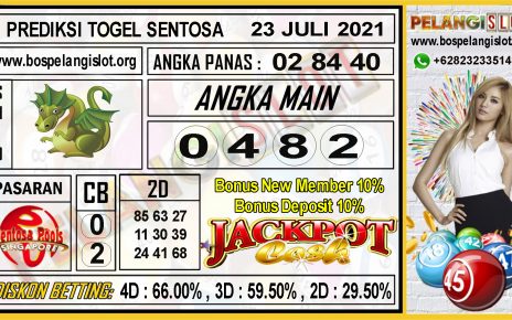 PREDIKSI TOGEL SENTOSA POOLS 23 JULI 2021