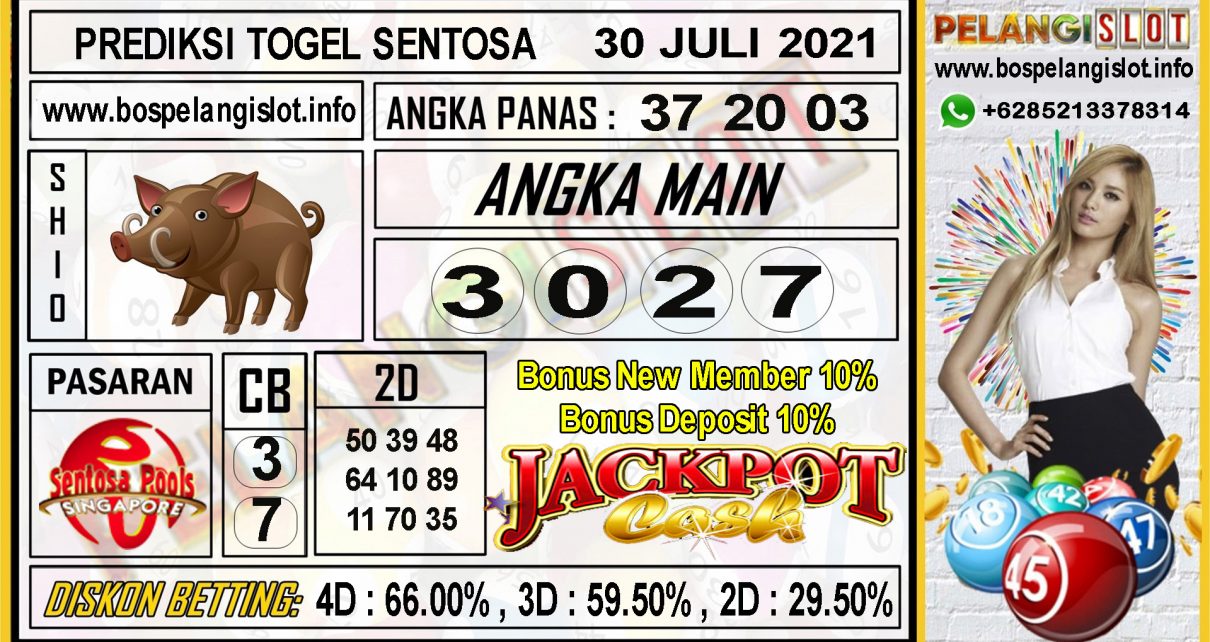 PREDIKSI TOGEL SENTOSA POOLS 30 JULI 2021