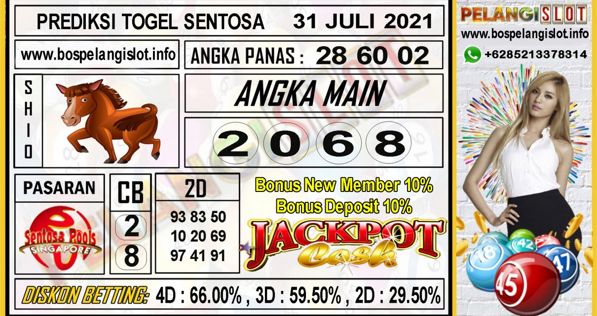 PREDIKSI TOGEL SENTOSA POOLS 31 JULI 2021