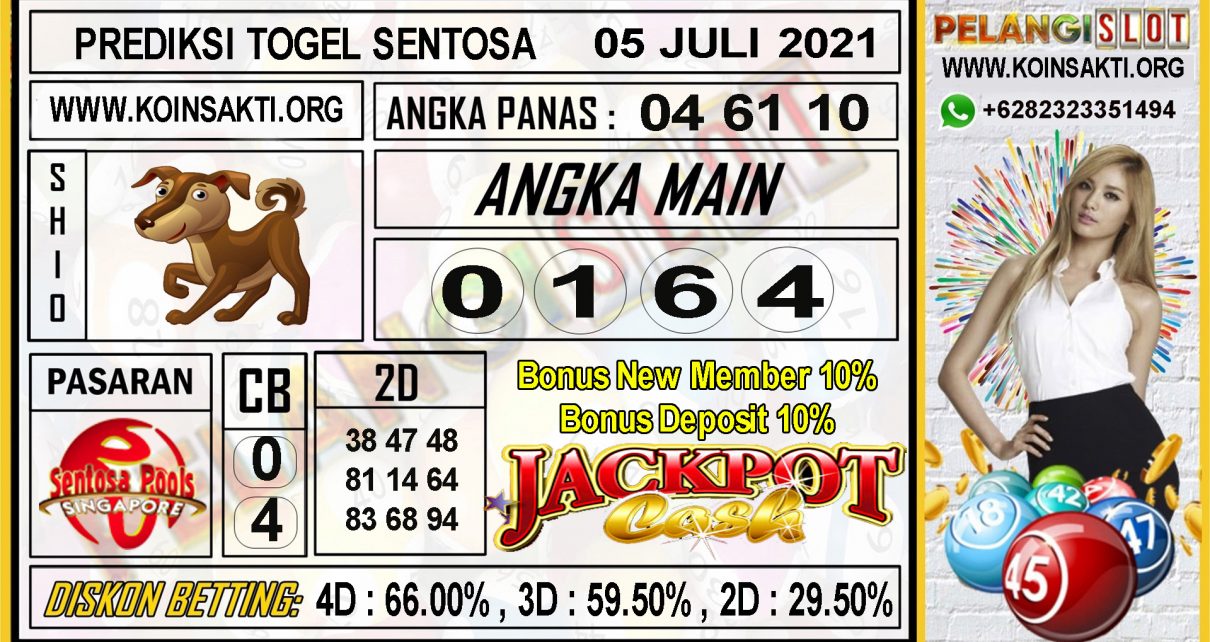 PREDIKSI TOGEL SENTOSA POOLS 05 JULI 2021